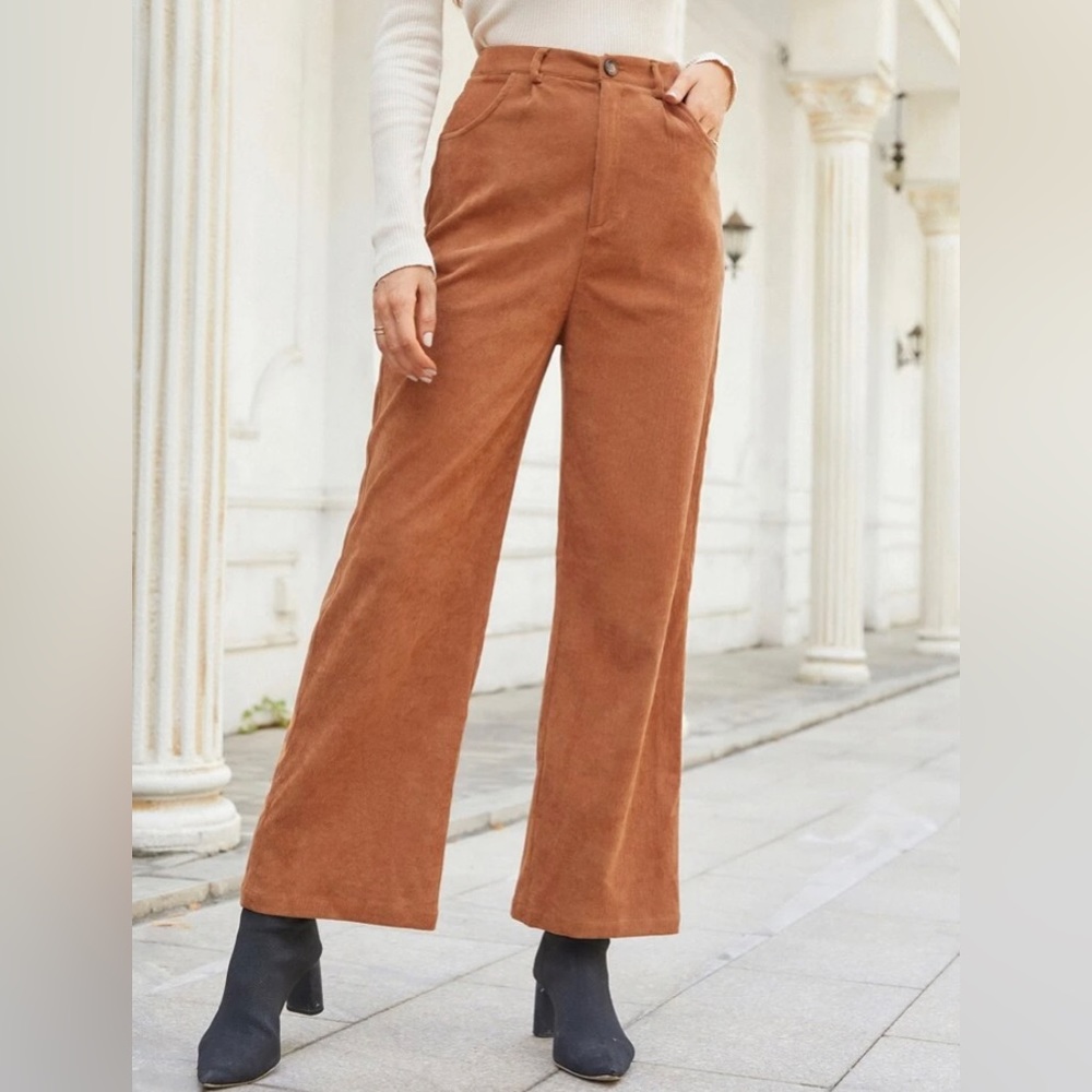 High Waist Wide Leg Pants